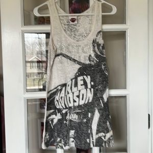 Harley Davidson xl cream tank